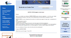 Desktop Screenshot of geniustour.com